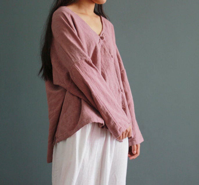 Esme White Linen Blouse — view 4