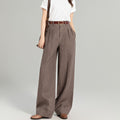 Paloma Brown Linen Wide-Leg Pants — Arthur's Sportswear