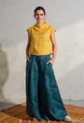 Zelda Mustard Linen Top — Arthur's Sportswear