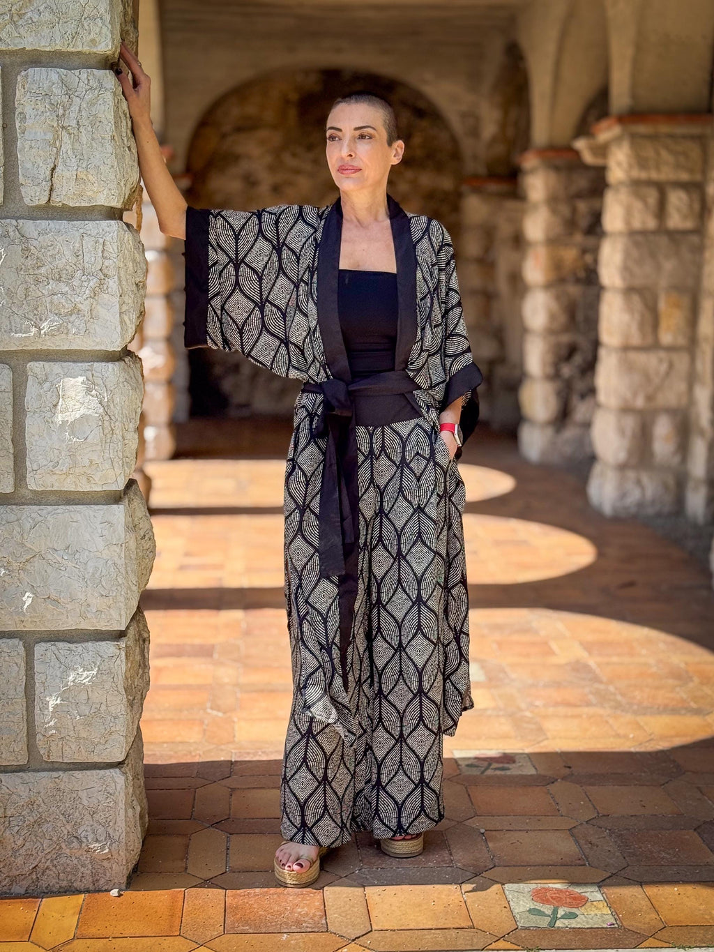Hope Black Palazzo Pants — view 6