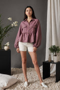 Trixie Pink Linen Button-Down Shirt — Arthur's Sportswear