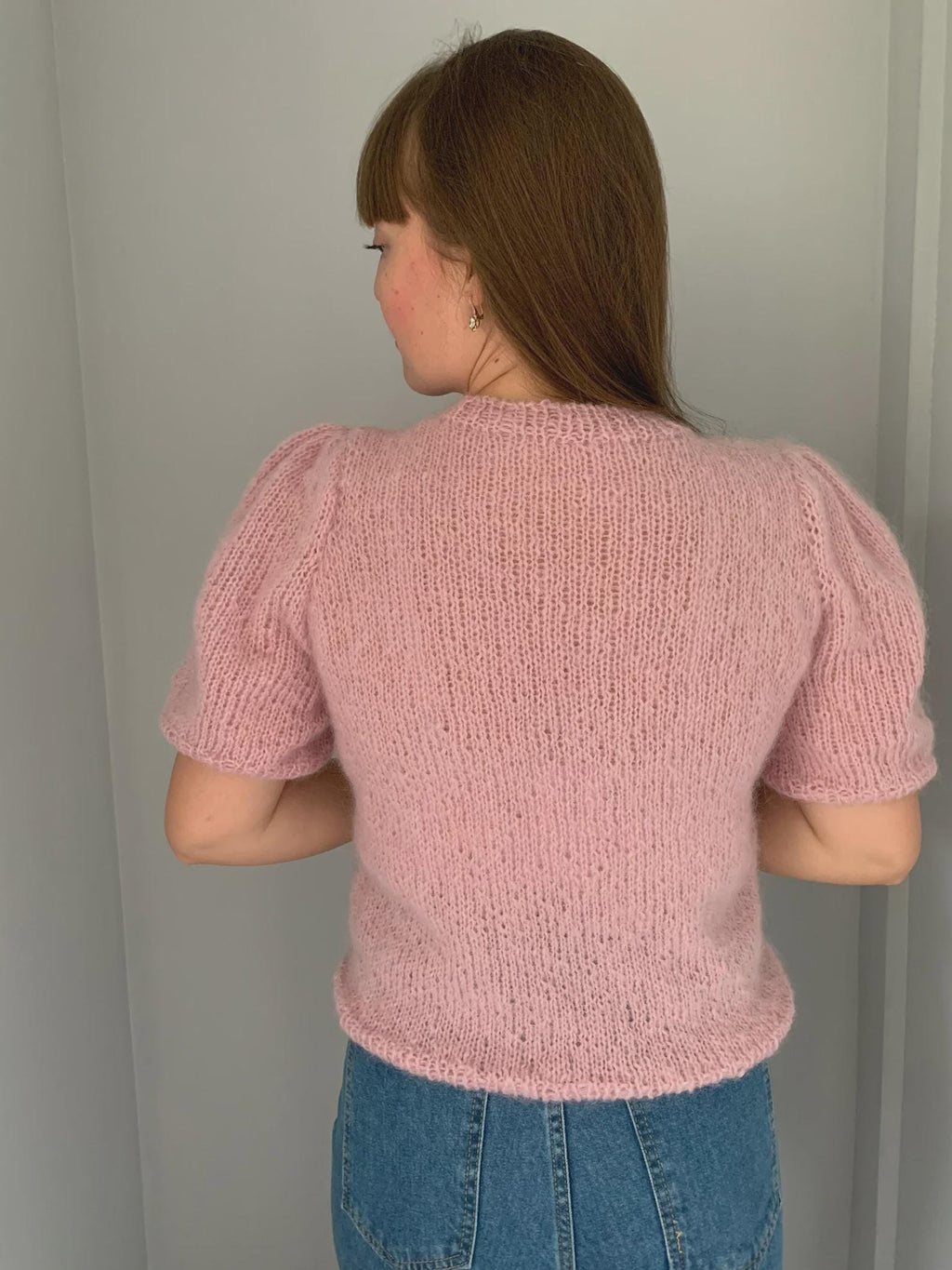 Rosa Pink Wool Chunky Sweater — view 2