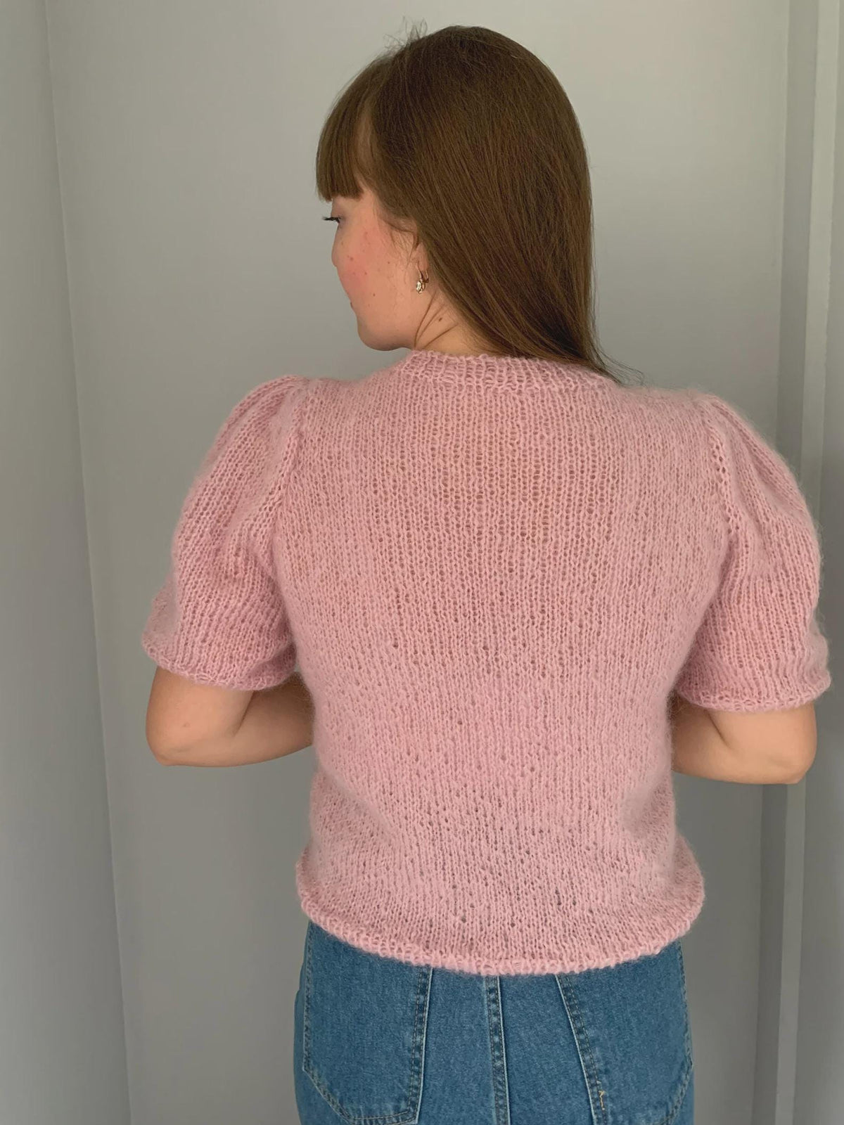 Rosa Pink Wool Chunky Sweater — view 2