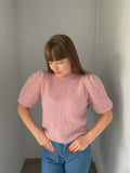 Rosa Pink Wool Chunky Sweater — Arthur's Sportswear