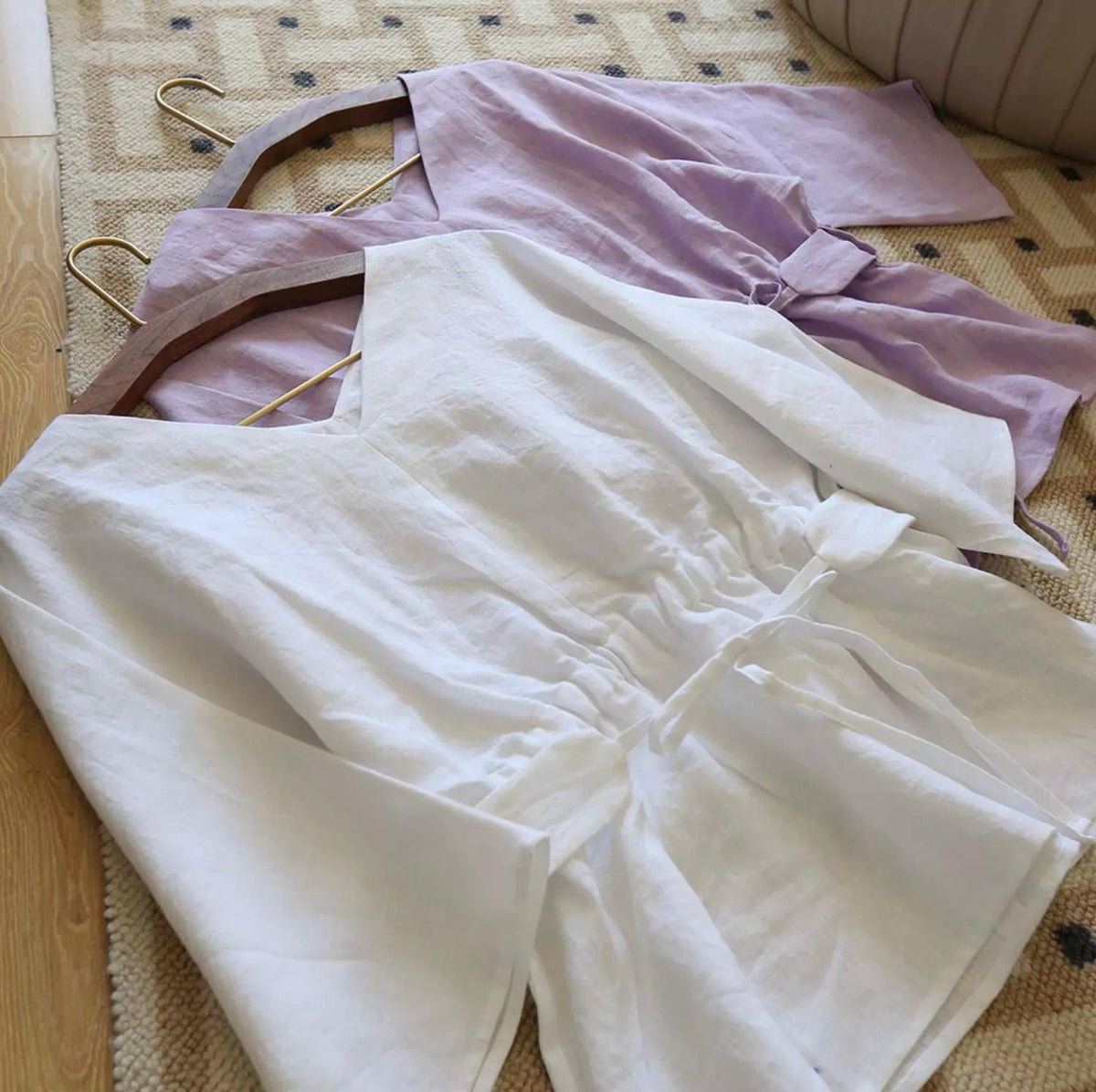 Maeve Yellow Linen Shirt — view 2