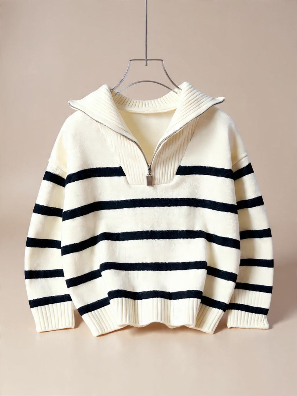 Kit Striped Knit Sweater — view 3