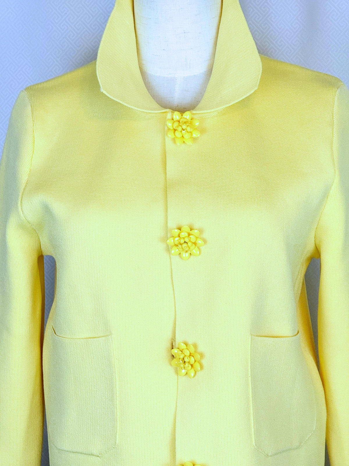 Wilma Yellow Knit Sweater — view 3