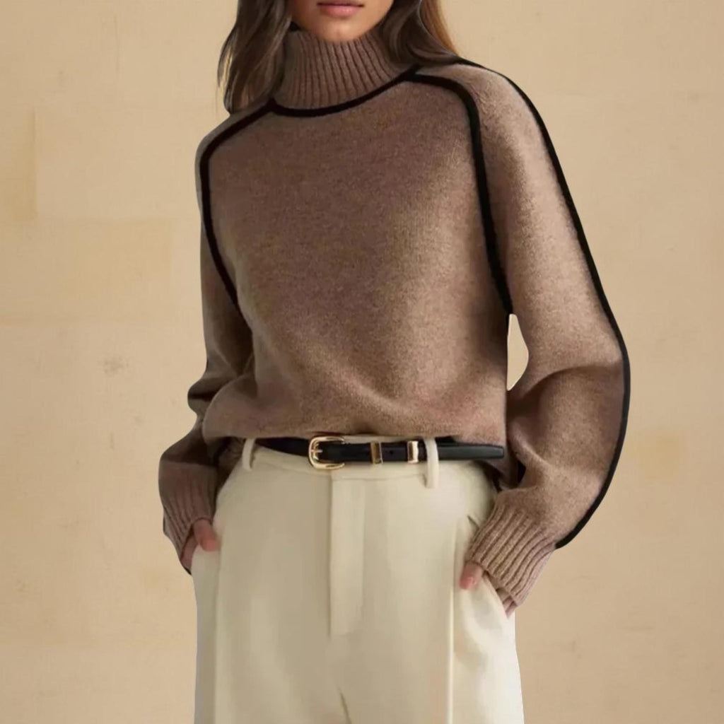 Kiki Beige Wool Sweater — view 3
