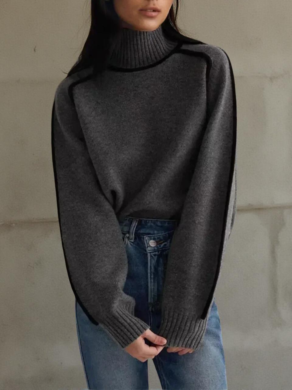 Kiki Beige Wool Sweater — view 6