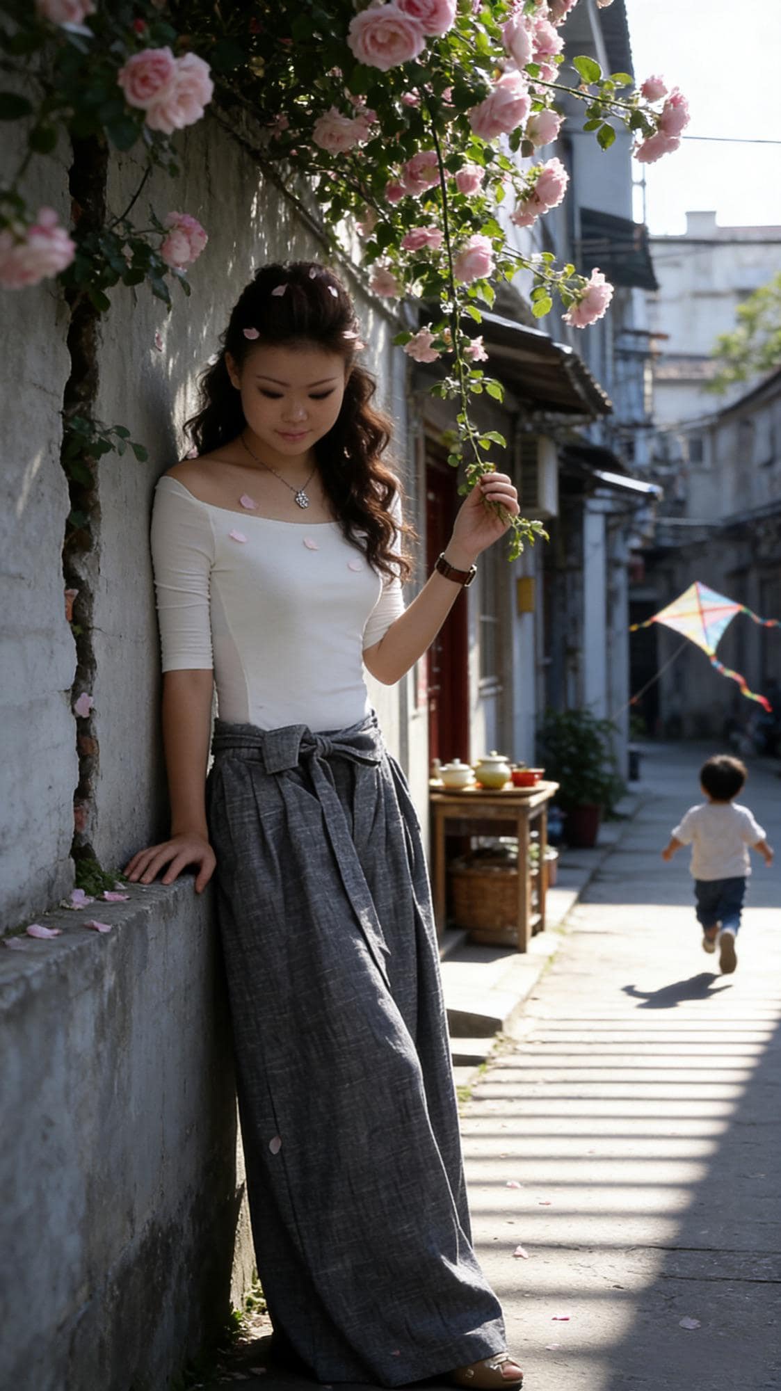 Hattie Gray Linen Wide-Leg Pants — Arthur's Sportswear