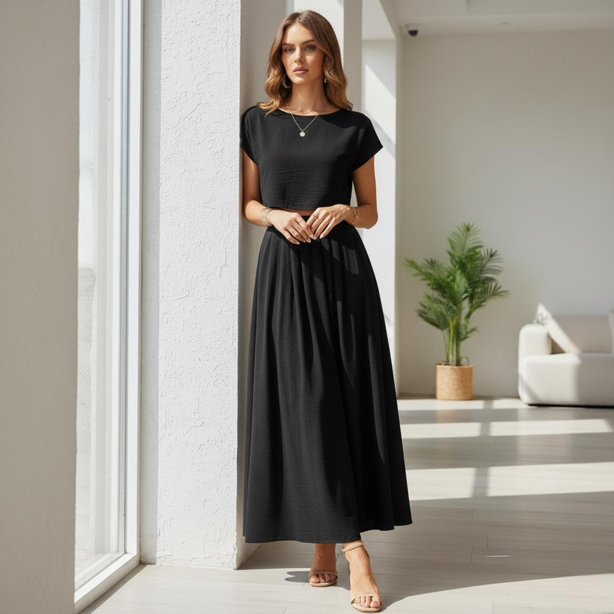 Wren Ivory Linen Two-Piece Set — view 2