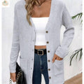 Winnie Gray Knit Cardigan — Arthur's Sportswear