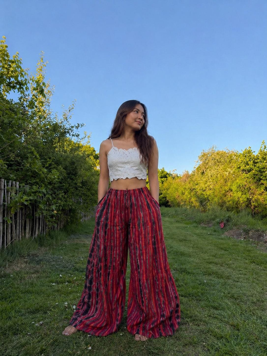 Ellie Navy Tie-Dye Pants — view 5