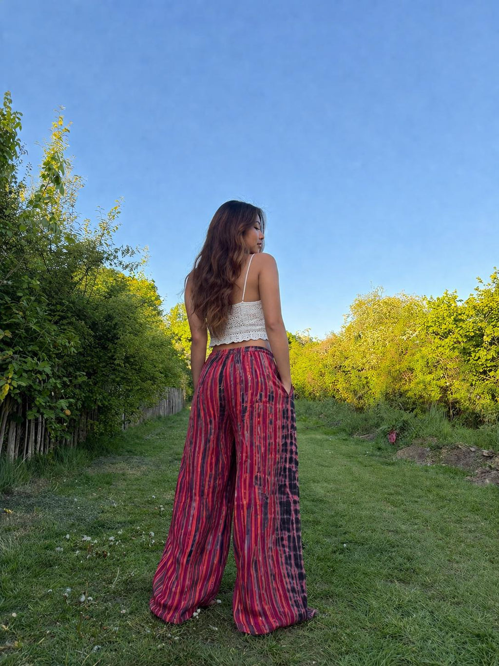 Ellie Navy Tie-Dye Pants — view 6