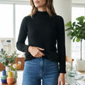 Pearl Black Knit Sweater — Arthur's Sportswear